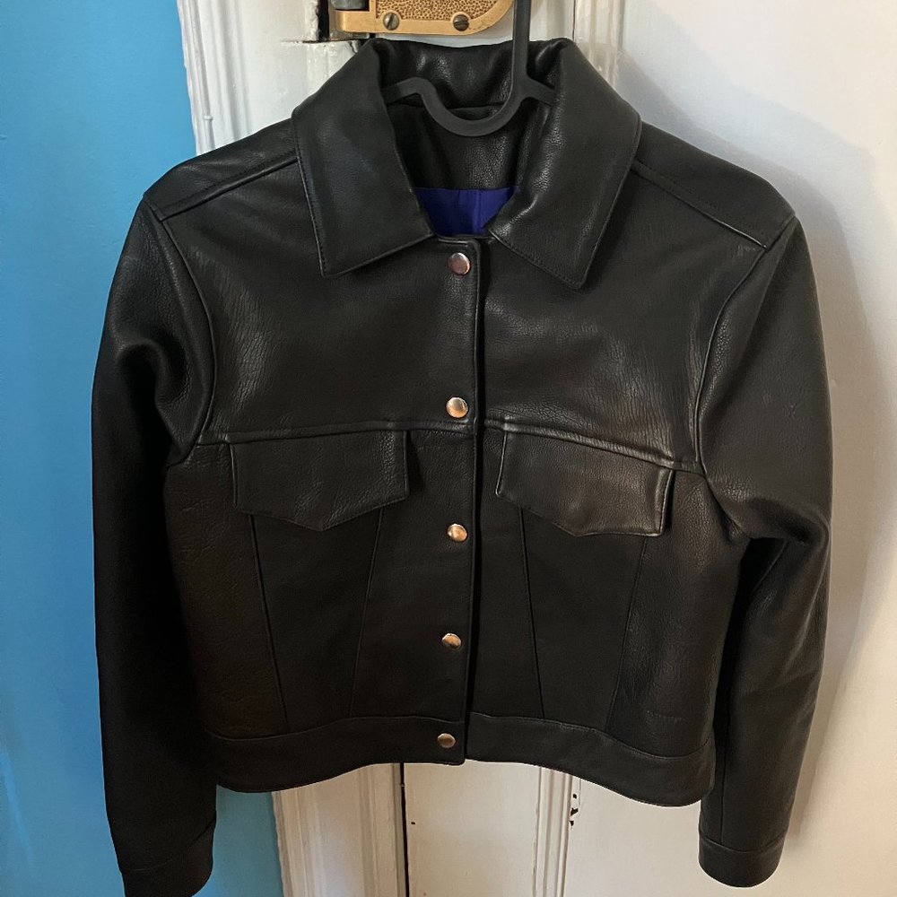 Veda Archive Roy Jacket Leather Never Worn--Measurements Added
